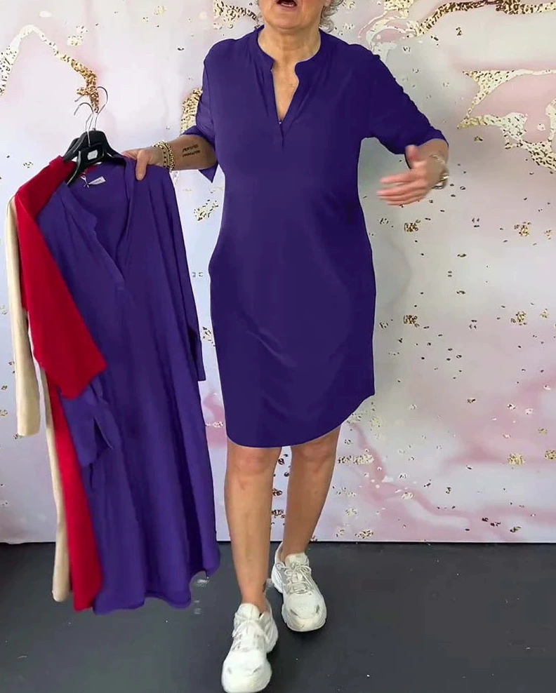 Harlow V-Neck Summer Dress