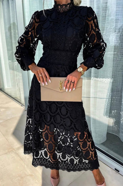 Seraphina Lace Midi Dress