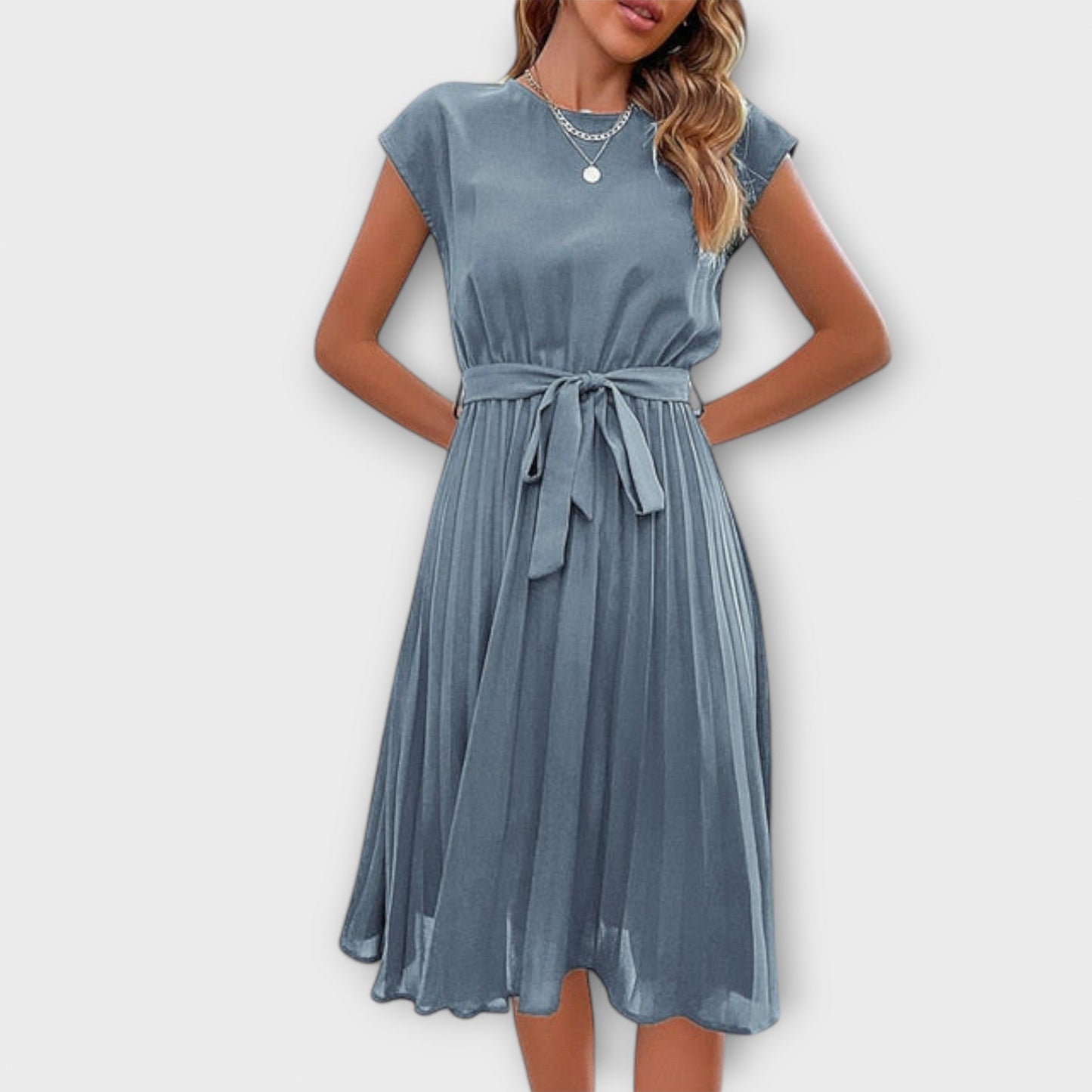 Shira™ | Summer Midi Pleated Dress