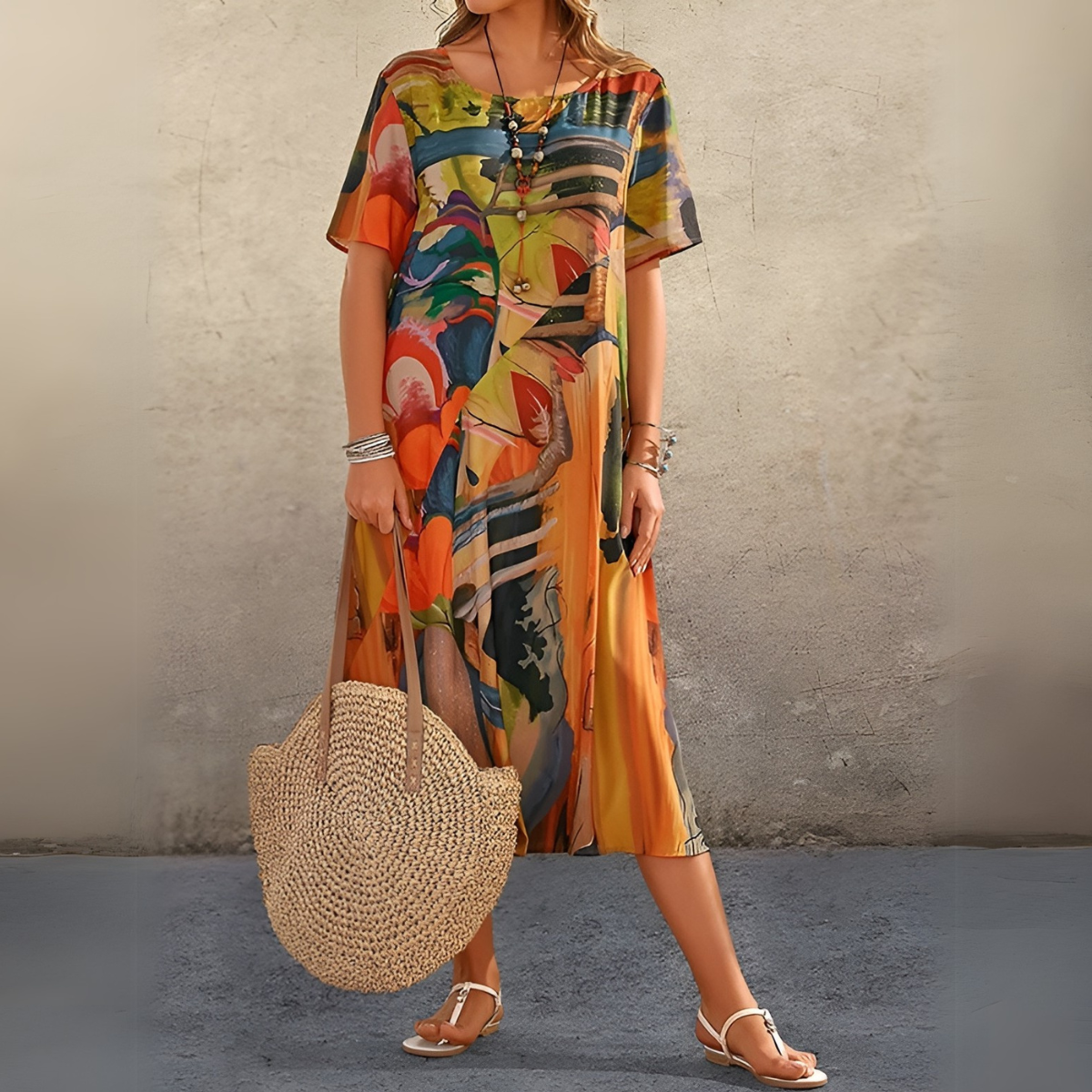 Jasmine Floral Swing Dress