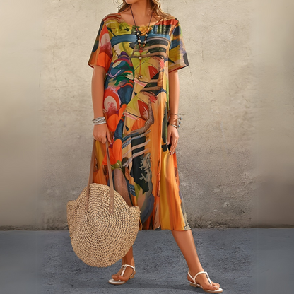 Jasmine Floral Swing Dress