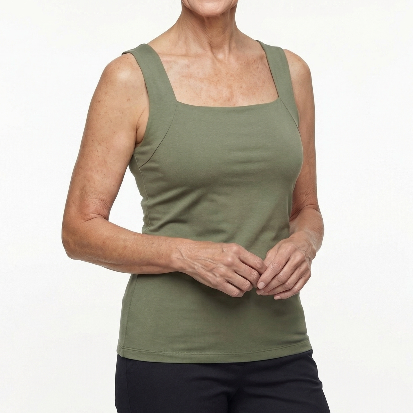 Elegant Comfort Bra Tank Top with Built-In Support | Aurora
