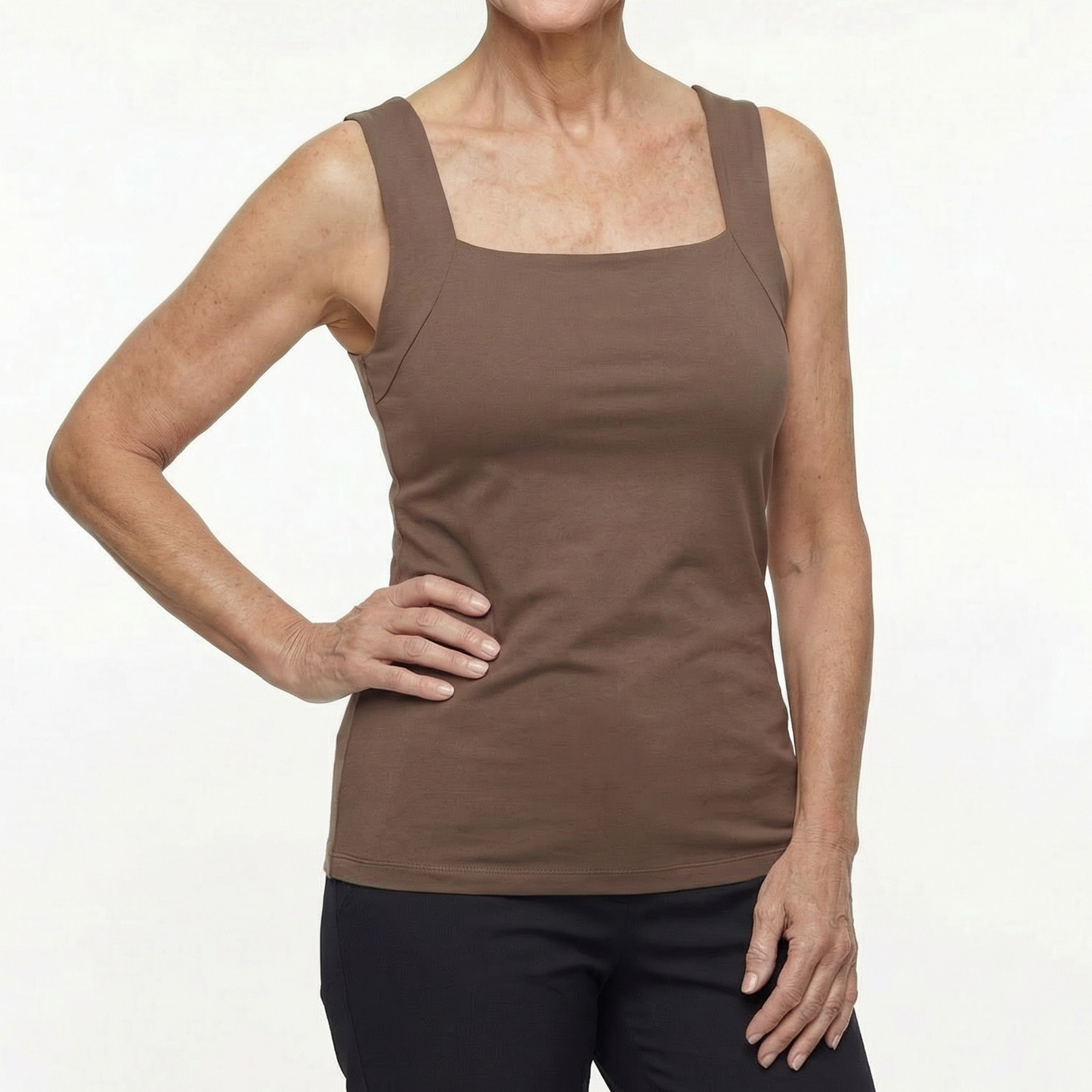 Elegant Comfort Bra Tank Top with Built-In Support | Aurora
