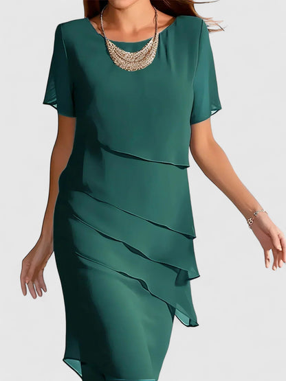 Kiera Elegant Midi Dress