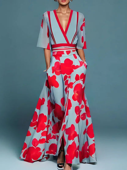 Lina Floral Midi Dress