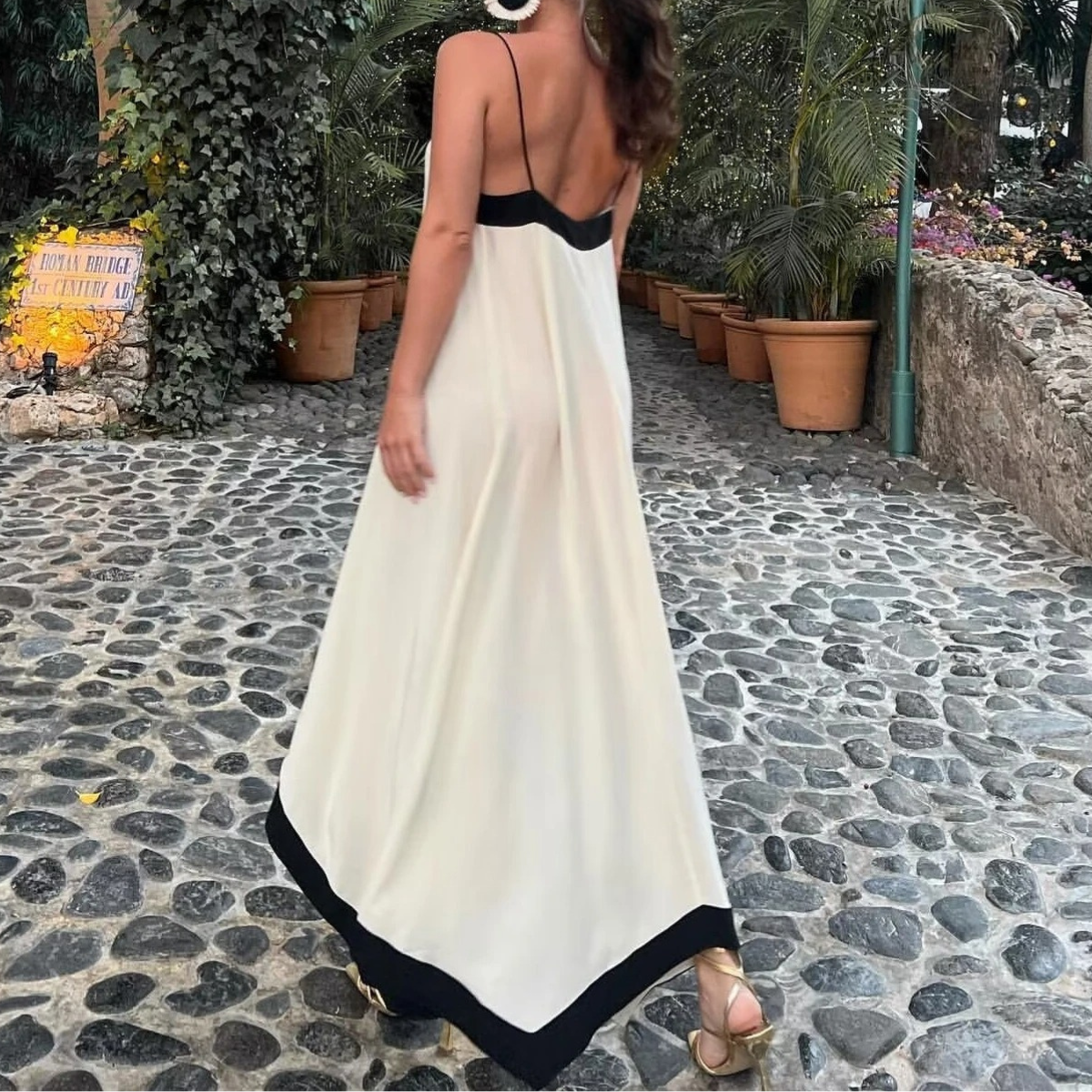 Mila V-Neck Loose Dress