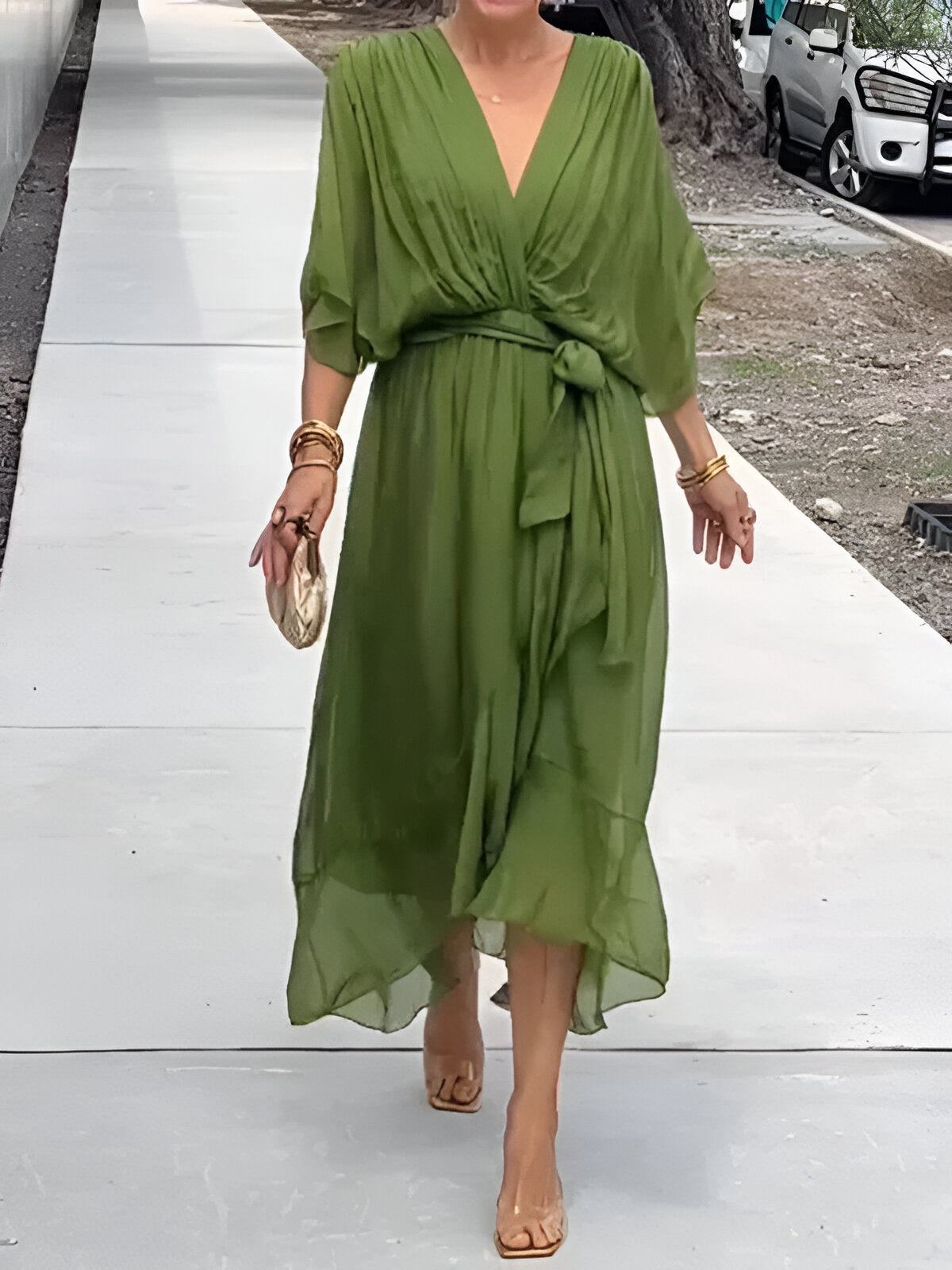 Mira Chiffon Dress