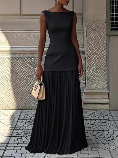 Serena™ | Pleated Maxi Dress