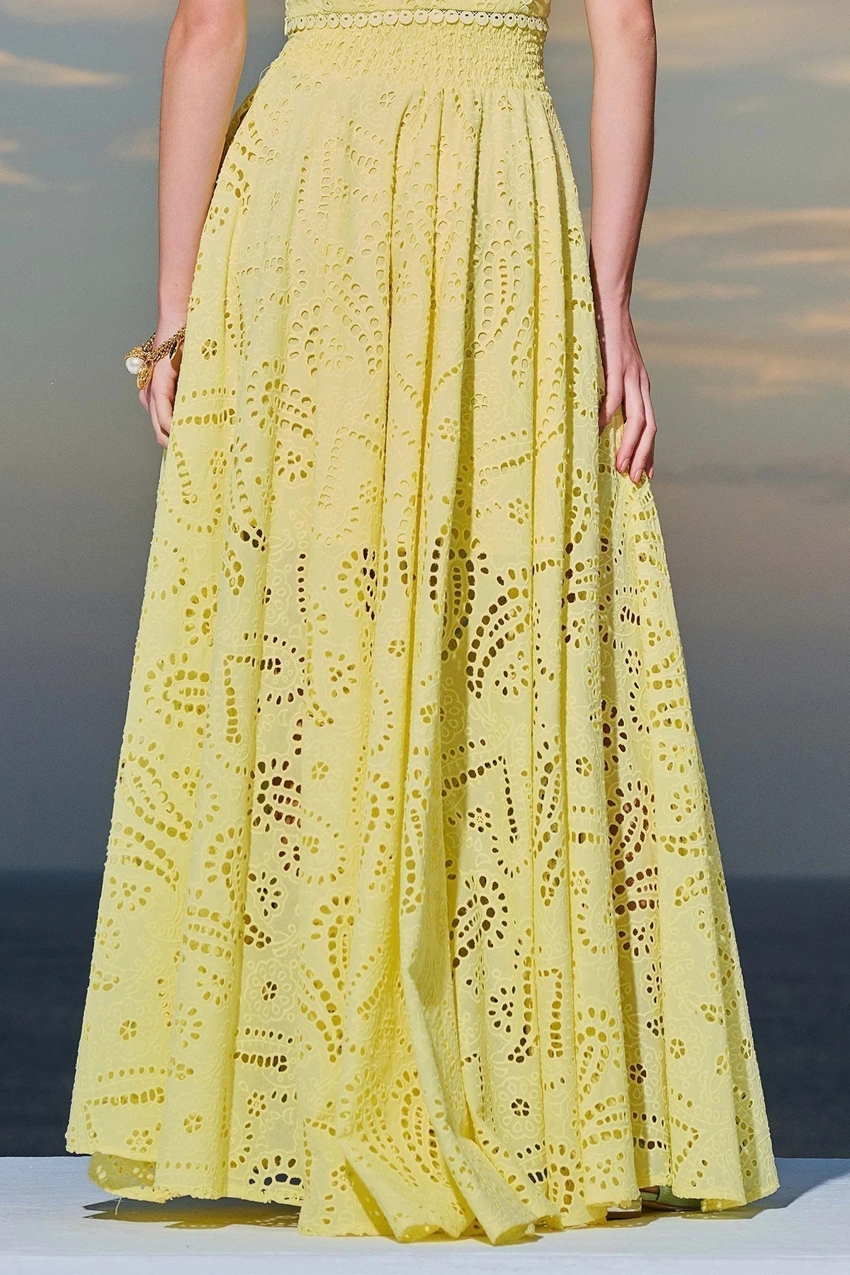 Linda | Women’s Flowy Eyelet Set Dress