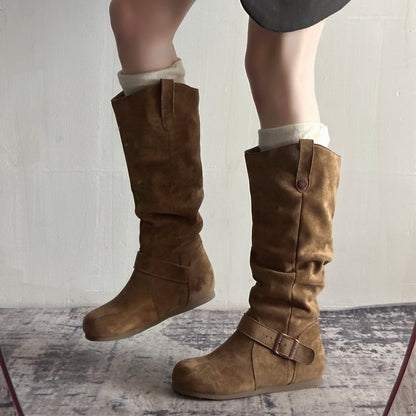 Mya - Flat Sole Orthopedic Boots