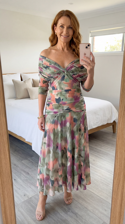 Fiona Maxi Floral Dress