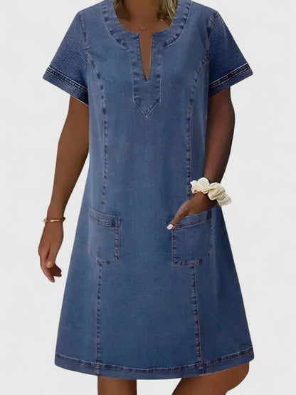 Luna | Denim Dress