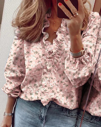 Enola™ | Feminine Blouse with Playful Ruffles