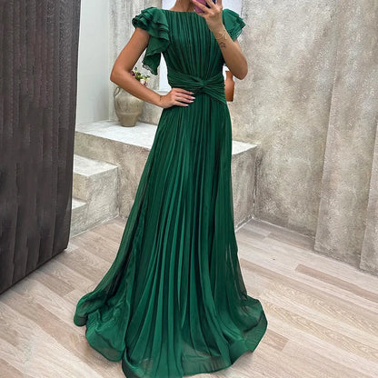 Maya™ | Pleated Evening Dress