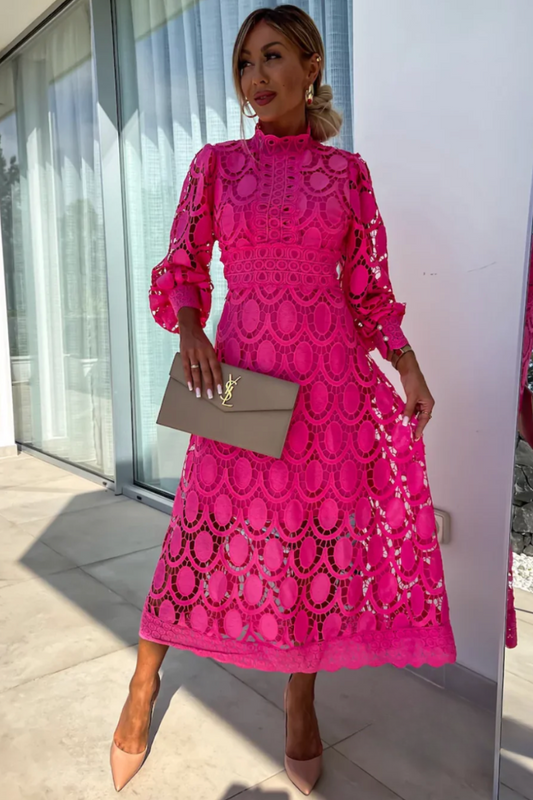 Seraphina Lace Midi Dress