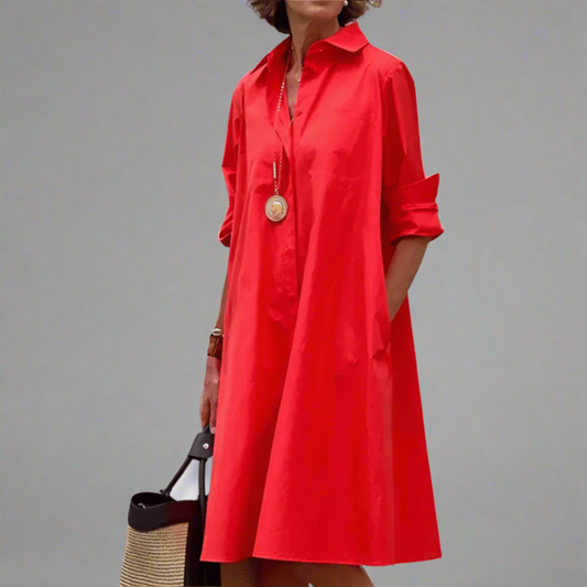 Sabrina Casual Polo Dress