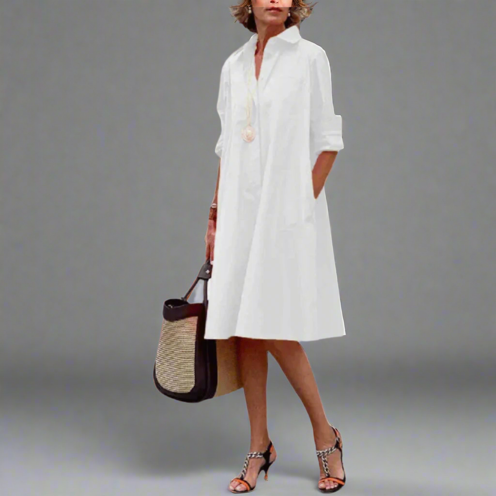 Sabrina Casual Polo Dress