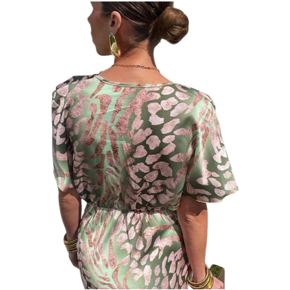 Fleur™ | Elegant Wrap Maxi Dress