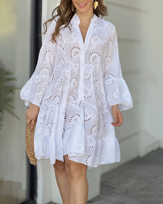 Sienna V-Neck Summer Dress
