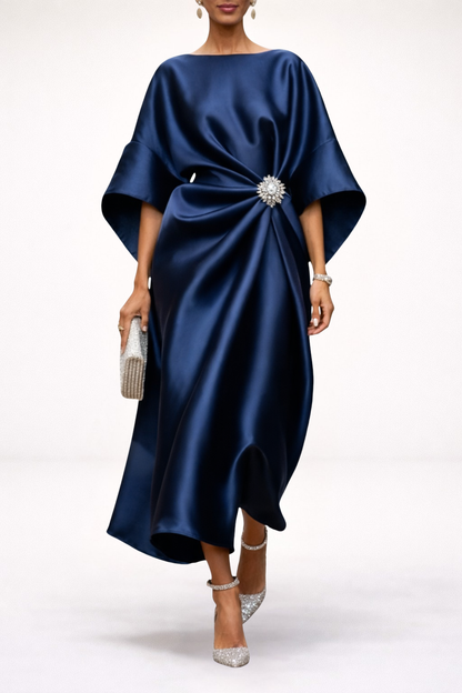 Lieke™ | Elegant Satin Maxi Dress