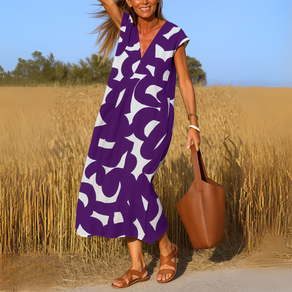 Vera Lightweight V-Neck Dress