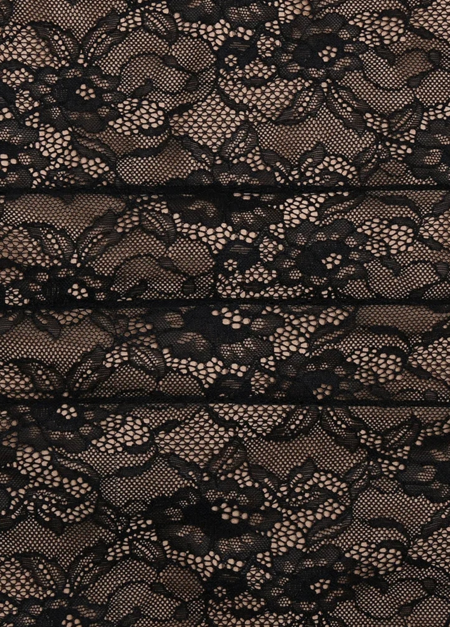 Selene Noir Lace Maxi Dress