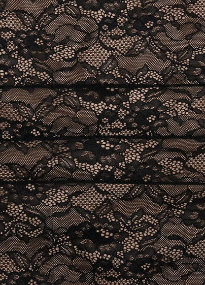 Selene Noir Lace Maxi Dress