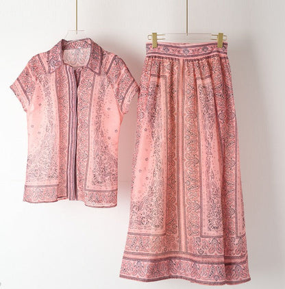 Adele - Two Piece Boho Print Set