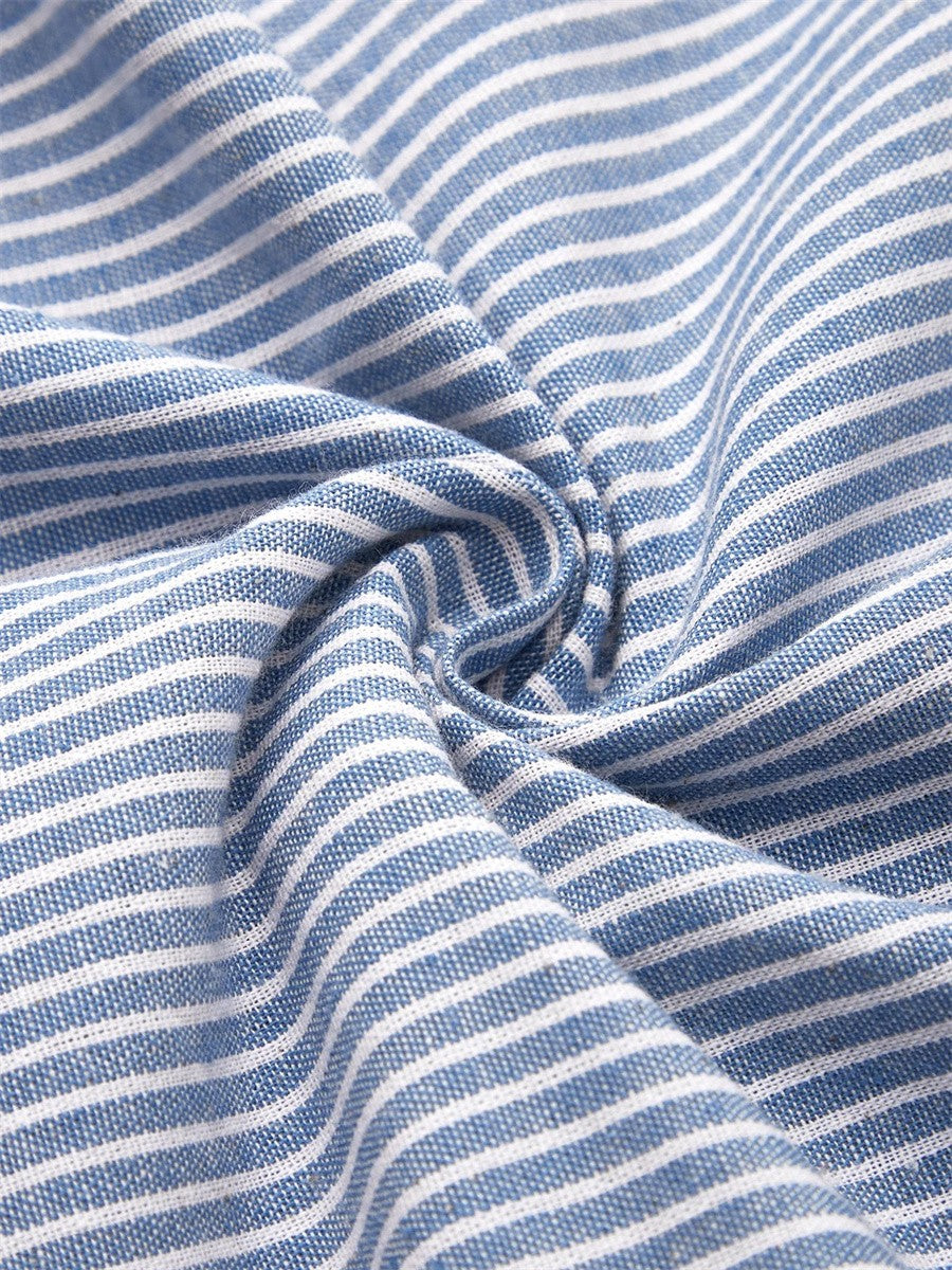 Willa Striped A-Line Midi Dress