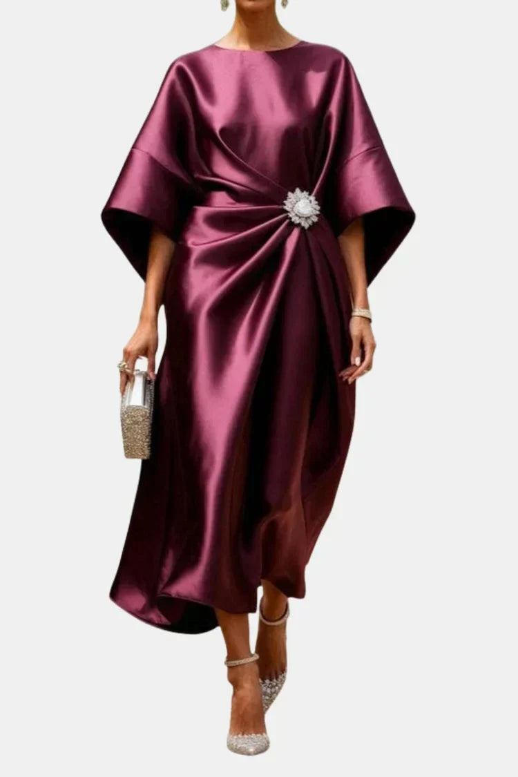 Lieke™ | Elegant Satin Maxi Dress