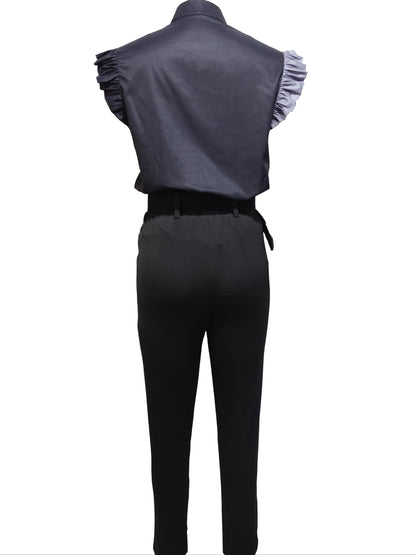 Florabel - Elegant Set with Ruffled Sleeves