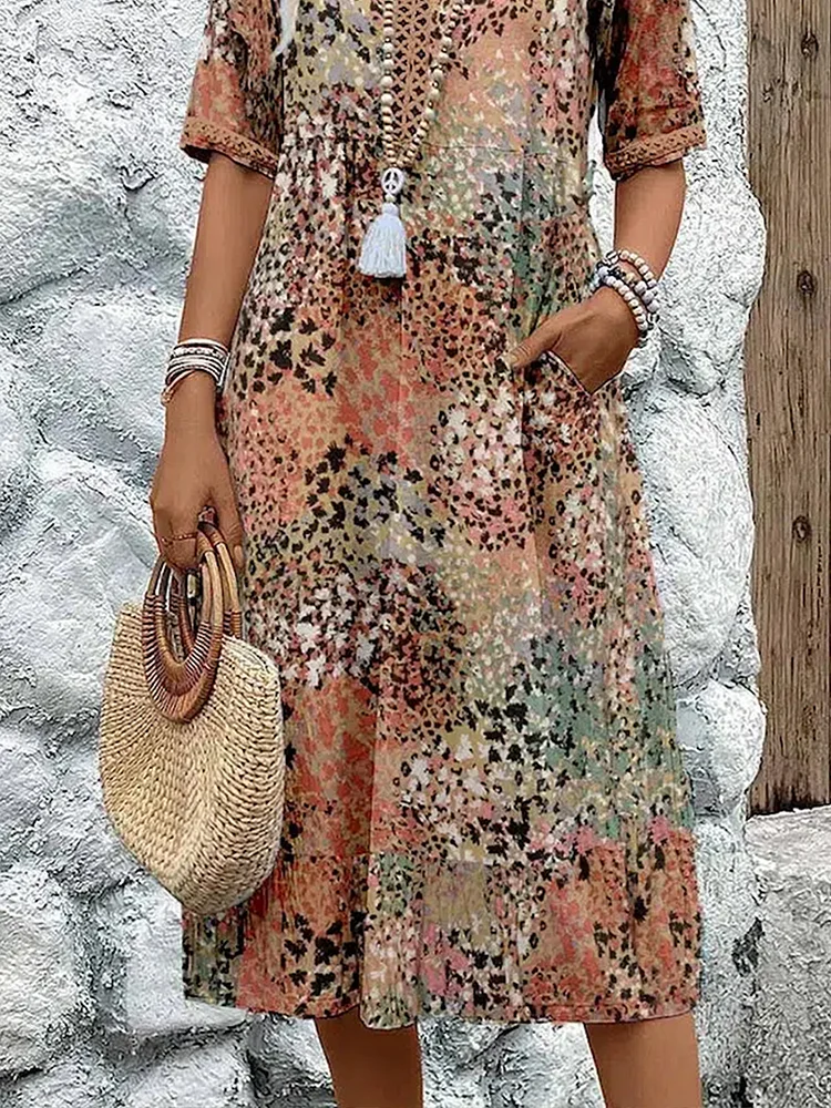 Rosalind Bloom Midi Dress