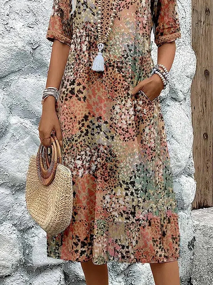 Rosalind Bloom Midi Dress