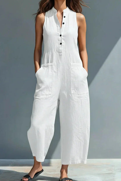 Cheryl | Elegant Linen Jumpsuit