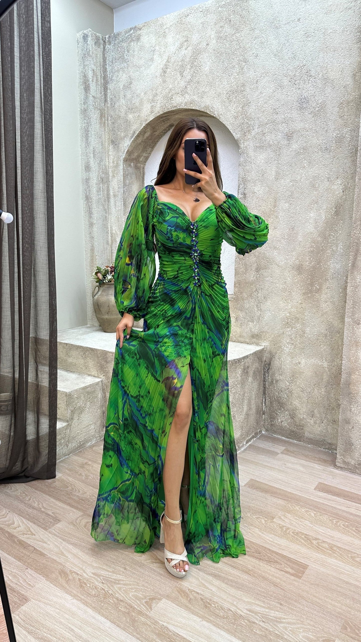 Shiri™ | Elegant V-Neck Dress