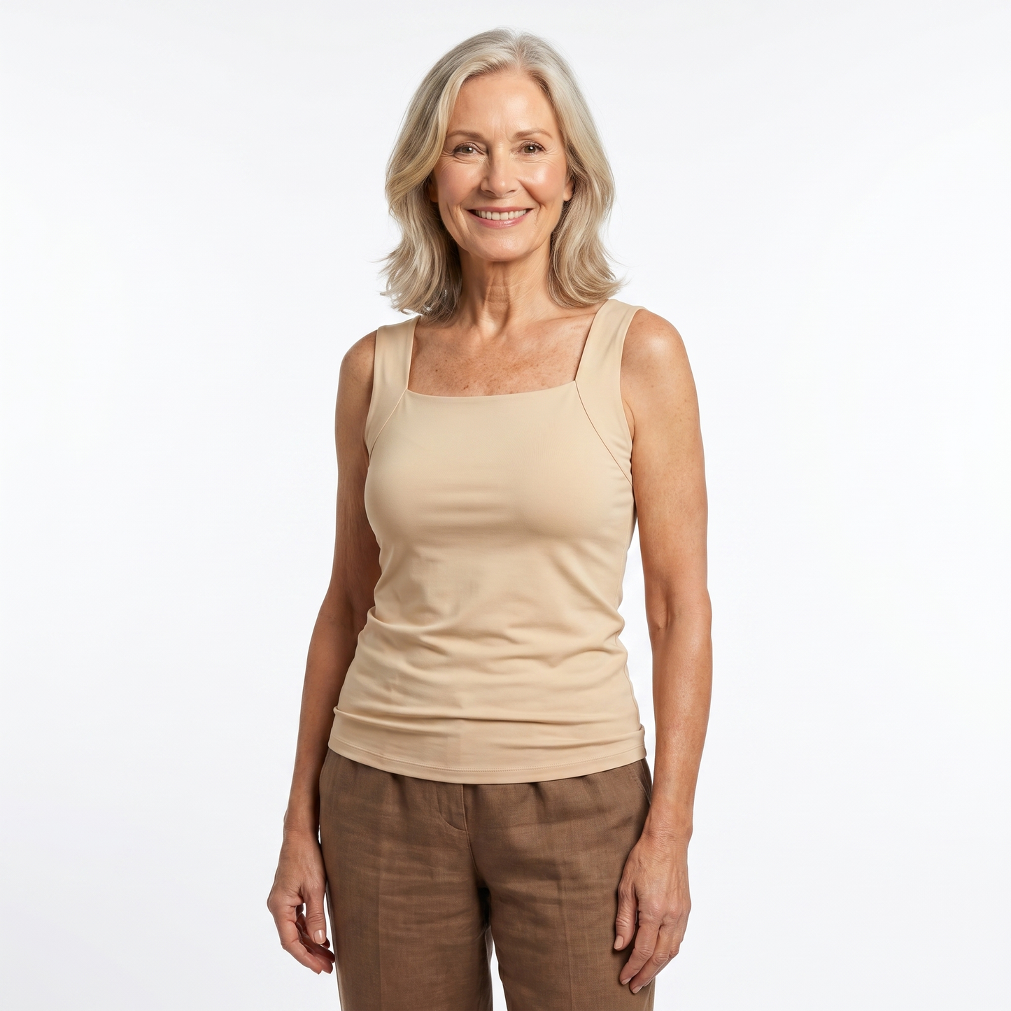 Elegant Comfort Bra Tank Top with Built-In Support | Aurora