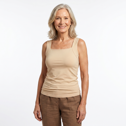 Elegant Comfort Bra Tank Top with Built-In Support | Aurora