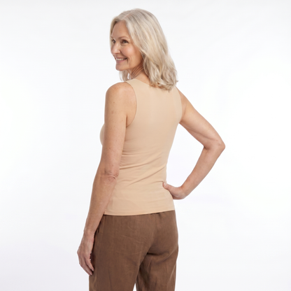Elegant Comfort Bra Tank Top with Built-In Support | Aurora