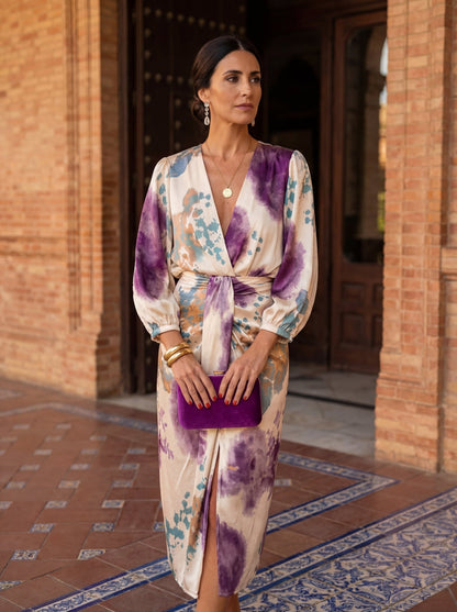 Zoe™ | Elegant V-Neck Dress