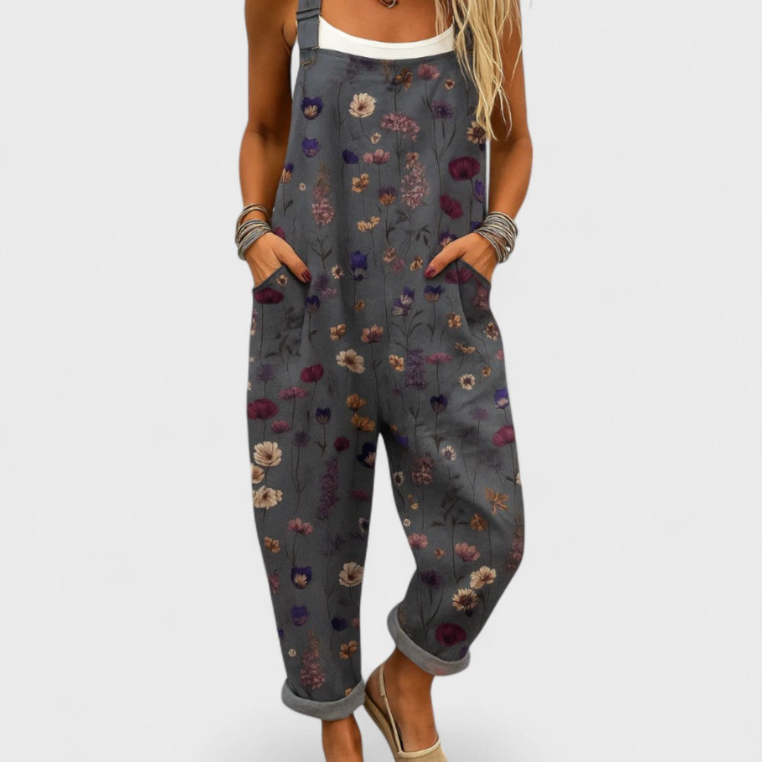 Marta | Women's Artisan Jumpsuit with Straps