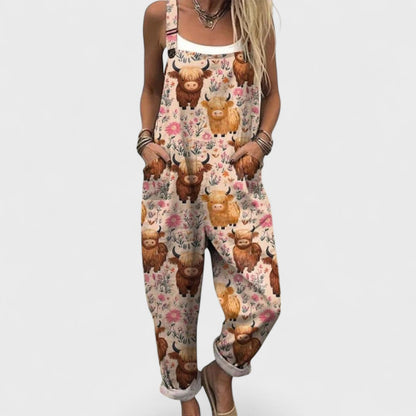Marta | Women's Artisan Jumpsuit with Straps
