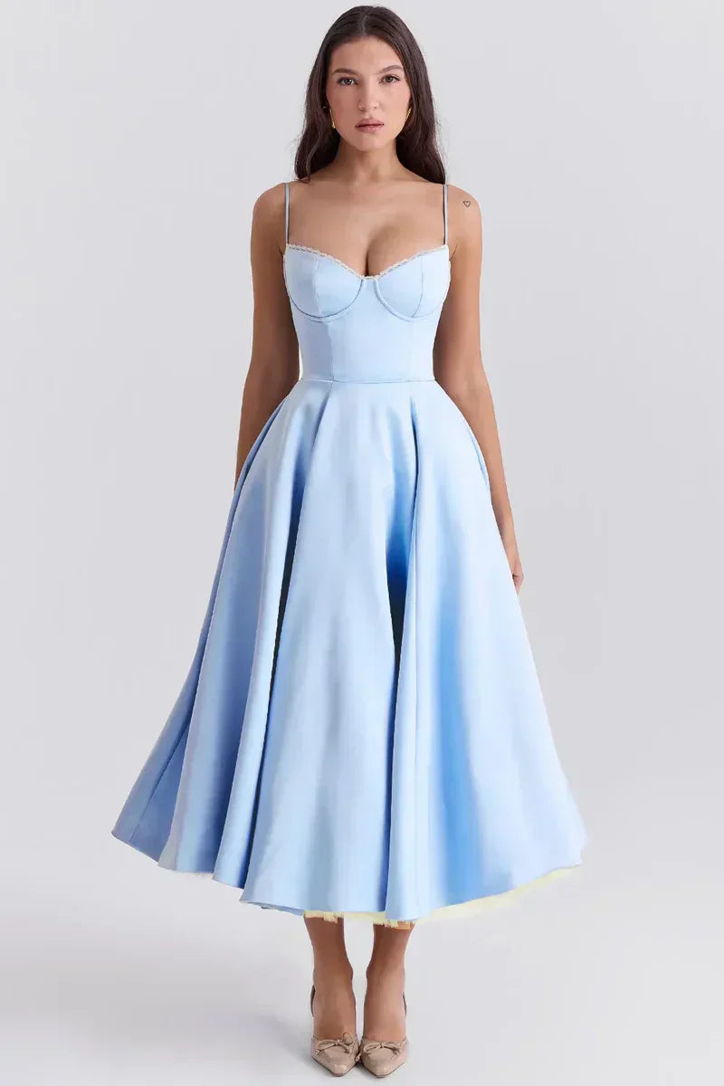 Cordelia | Delicate Tulle Accent Dress
