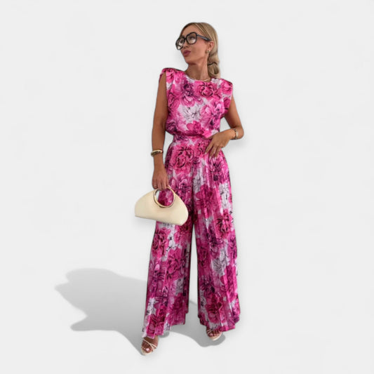 Summer Outfit: Top and Pants Set