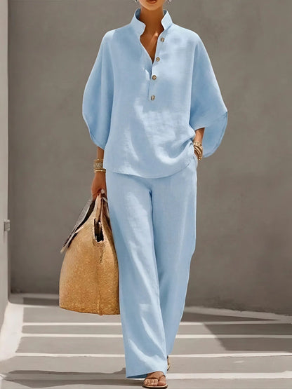 Claire | Linen Two-Piece Set