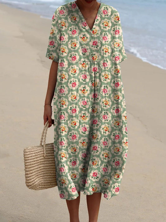 Femke | Vintage Floral Dress