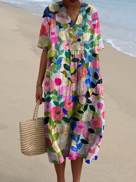 Bente - Vintage Flower Dress